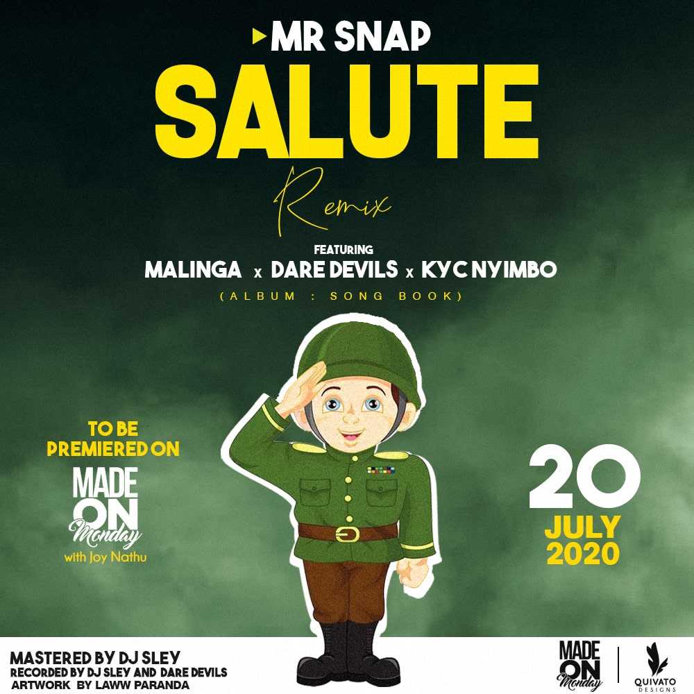 Salute Remix | Mr Snap feat Malinga x Dare Devilz x KYC Nyimbo | Hip-Hop | XaMuzik